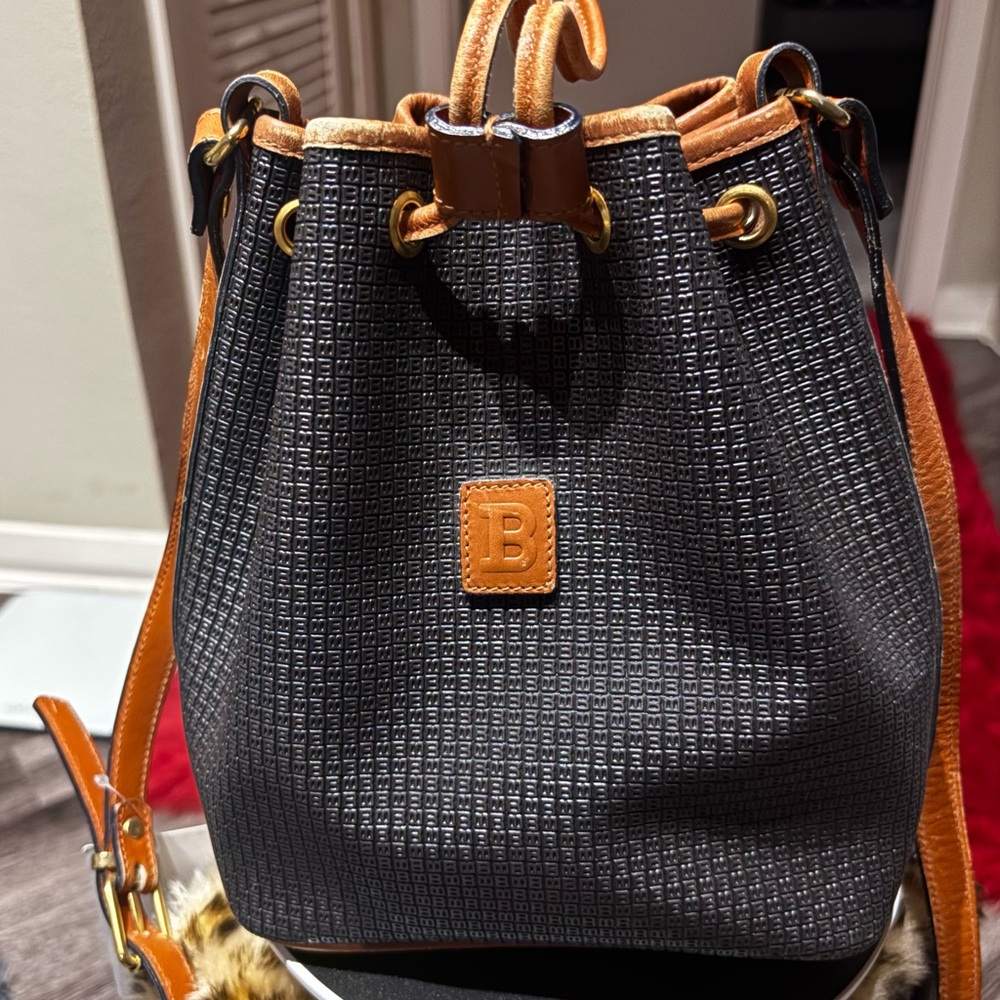 BALLY Black and Brown Bucket Bag - Picture 5 of 10